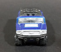 2004 Hot Wheels First Editions Rockster Blue Hummer Style Die Cast Toy Car Vehicle - Treasure Valley Antiques & Collectibles