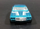 2010 Hot Wheels Muscle Mania 1969 Pontiac Firebird T/A Metalflake Aqua Blue Die Cast Toy Car Vehicle - Treasure Valley Antiques & Collectibles