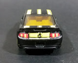 2010 Hot Wheels Garage Ford Mustang GT Black w/ Yellow Stripes Die Cast Toy Car Vehicle - Treasure Valley Antiques & Collectibles