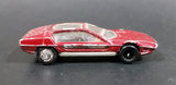 Rare Vintage PlayArt Lamborghini Marzal w/ Hub caps (1 missing) Maroon Red Die Cast Toy Car Vehicle - Treasure Valley Antiques & Collectibles