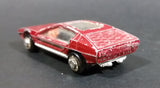 Rare Vintage PlayArt Lamborghini Marzal w/ Hub caps (1 missing) Maroon Red Die Cast Toy Car Vehicle - Treasure Valley Antiques & Collectibles