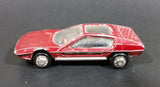 Rare Vintage PlayArt Lamborghini Marzal w/ Hub caps (1 missing) Maroon Red Die Cast Toy Car Vehicle - Treasure Valley Antiques & Collectibles