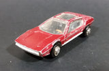 Rare Vintage PlayArt Lamborghini Marzal w/ Hub caps (1 missing) Maroon Red Die Cast Toy Car Vehicle - Treasure Valley Antiques & Collectibles