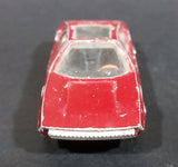 Rare Vintage PlayArt Lamborghini Marzal w/ Hub caps (1 missing) Maroon Red Die Cast Toy Car Vehicle - Treasure Valley Antiques & Collectibles