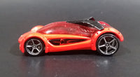 2011 Hot Wheels AcceleRacers Iridium Orange Red Die Cast Toy Car Vehicle - Treasure Valley Antiques & Collectibles