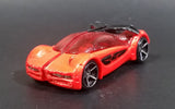 2011 Hot Wheels AcceleRacers Iridium Orange Red Die Cast Toy Car Vehicle - Treasure Valley Antiques & Collectibles