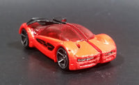 2011 Hot Wheels AcceleRacers Iridium Orange Red Die Cast Toy Car Vehicle - Treasure Valley Antiques & Collectibles