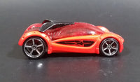 2011 Hot Wheels AcceleRacers Iridium Orange Red Die Cast Toy Car Vehicle - Treasure Valley Antiques & Collectibles