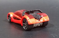 2011 Hot Wheels AcceleRacers Iridium Orange Red Die Cast Toy Car Vehicle - Treasure Valley Antiques & Collectibles