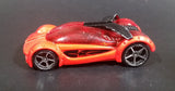 2011 Hot Wheels AcceleRacers Iridium Orange Red Die Cast Toy Car Vehicle - Treasure Valley Antiques & Collectibles