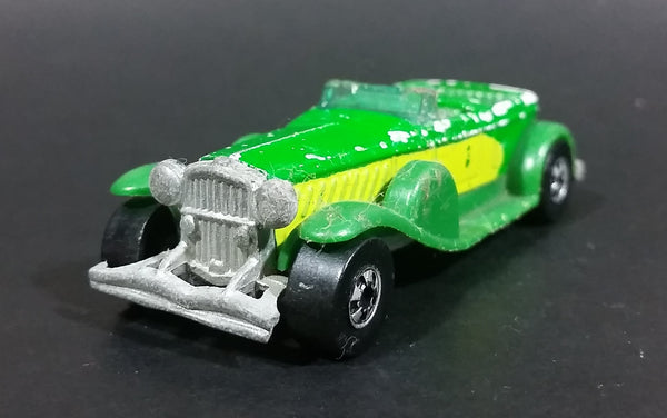 1981 Hot Wheels '31 Doozie Green (Yellow sides) Hong Kong Die Cast Toy Car Vehicle - Treasure Valley Antiques & Collectibles