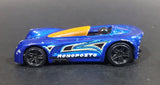 2015 Hot Wheels Monoposto Blue Die Cast Toy Car Vehicle - Treasure Valley Antiques & Collectibles