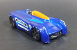 2015 Hot Wheels Monoposto Blue Die Cast Toy Car Vehicle - Treasure Valley Antiques & Collectibles