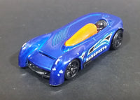 2015 Hot Wheels Monoposto Blue Die Cast Toy Car Vehicle - Treasure Valley Antiques & Collectibles