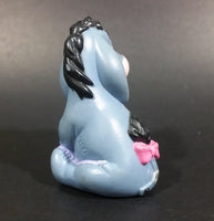 Collectible Winnie The Pooh Eeyore Character Sitting Hard Plastic PVC 2 3/4" Figurine - Treasure Valley Antiques & Collectibles