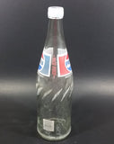 Vintage 1979 Pepsi Cola Soda Pop Beverage 750 mL English French Clear Glass Twist Bottle w/ Cap - Treasure Valley Antiques & Collectibles