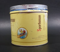 1960s Sportsman Extra Mild Cigarette Tobacco Tin No Lid - Treasure Valley Antiques & Collectibles