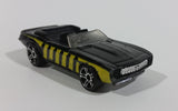 2008 Hot Wheels 1969 Chevrolet Camaro Convertible Black w/ Yellow Bee Die Cast Toy Car Vehicle - Treasure Valley Antiques & Collectibles