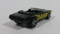 2008 Hot Wheels 1969 Chevrolet Camaro Convertible Black w/ Yellow Bee Die Cast Toy Car Vehicle - Treasure Valley Antiques & Collectibles