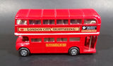 Welly London Bus No. 61951 "London City Sightseeing" Double Decker Red Die Cast Toy Vehicle - Treasure Valley Antiques & Collectibles