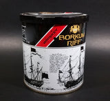 Vintage Borkum Riff Bourbon Whiskey 12 oz Pipe Tobacco Tin - Empty - Treasure Valley Antiques & Collectibles