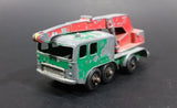 1960s Matchbox Series Lesney Products 8 Wheel Crane Truck No. 30 Green Die Cast Toy Car Vehicle Made in England - Treasure Valley Antiques & Collectibles