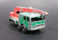 1960s Matchbox Series Lesney Products 8 Wheel Crane Truck No. 30 Green Die Cast Toy Car Vehicle Made in England - Treasure Valley Antiques & Collectibles