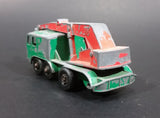 1960s Matchbox Series Lesney Products 8 Wheel Crane Truck No. 30 Green Die Cast Toy Car Vehicle Made in England - Treasure Valley Antiques & Collectibles