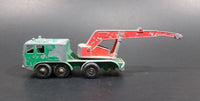 Vintage 1965 Matchbox Series Lesney Products 8 Wheel Crane Truck No. 30 Green Die Cast Toy Car Vehicle Made in England