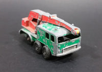 1960s Matchbox Series Lesney Products 8 Wheel Crane Truck No. 30 Green Die Cast Toy Car Vehicle Made in England - Treasure Valley Antiques & Collectibles