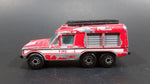 1983/84 Matchbox Carmichael Commando Red Fire Truck Die Cast Toy Car Emergency Vehicle - Treasure Valley Antiques & Collectibles