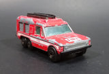 1983/84 Matchbox Carmichael Commando Red Fire Truck Die Cast Toy Car Emergency Vehicle - Treasure Valley Antiques & Collectibles