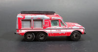 1983/84 Matchbox Carmichael Commando Red Fire Truck Die Cast Toy Car Emergency Vehicle - Treasure Valley Antiques & Collectibles