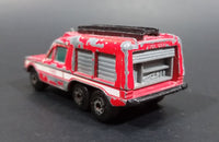 1983/84 Matchbox Carmichael Commando Red Fire Truck Die Cast Toy Car Emergency Vehicle - Treasure Valley Antiques & Collectibles