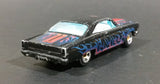 2016 Hot Wheels 1966 Ford Fairlane GT Black w/ Blue Red Flames Die Cast Toy Muscle Car - Treasure Valley Antiques & Collectibles