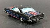 2016 Hot Wheels 1966 Ford Fairlane GT Black w/ Blue Red Flames Die Cast Toy Muscle Car - Treasure Valley Antiques & Collectibles