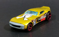 2007 Hot Wheels Nitro Door Slammer Aston Martin Metalflake Gold Die Cast Toy Race Car - Treasure Valley Antiques & Collectibles