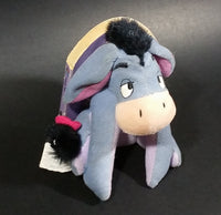 1997 Disney Winnie the Pooh Eeyore Character Soft Plush w/ Book "Friendly Tales" Mouse Works - Treasure Valley Antiques & Collectibles