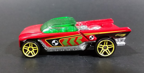 2016 Hot Wheels Jester Red Crash Test Die Cast Toy Car Vehicle - Treasure Valley Antiques & Collectibles