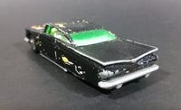 2001 Hot Wheels 1959 Chevrolet Impala Monster #1 Black Die Cast Toy Low Rider Car Vehicle - Treasure Valley Antiques & Collectibles