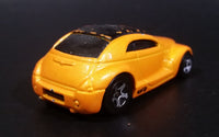 1999 Hot Wheels First Editions Chrysler Pronto Pearl Yellow Orange Die Cast Toy Car Vehicle - Treasure Valley Antiques & Collectibles