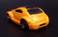 1999 Hot Wheels First Editions Chrysler Pronto Pearl Yellow Orange Die Cast Toy Car Vehicle - Treasure Valley Antiques & Collectibles