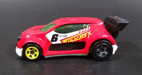 2016 Hot Wheels Fast 4WD Red Die Cast Toy Car Vehicle - Track Builder Exclusive - Treasure Valley Antiques & Collectibles