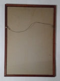 Vintage Large Captain Norton Finest Caribbean Rum Ship 34" x 24" Wood Framed Pub Mirror - Treasure Valley Antiques & Collectibles