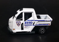 2016 Matchbox NYPD Police Parking "Meter Made" White Die Cast Toy Car Emergency Vehicle - Treasure Valley Antiques & Collectibles