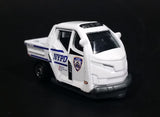 2016 Matchbox NYPD Police Parking "Meter Made" White Die Cast Toy Car Emergency Vehicle - Treasure Valley Antiques & Collectibles