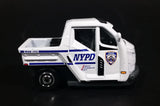 2016 Matchbox NYPD Police Parking "Meter Made" White Die Cast Toy Car Emergency Vehicle - Treasure Valley Antiques & Collectibles