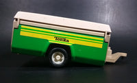 Vintage Tonka Pressed Steel and Plastic Green and Beige Pull Behind Camper - Treasure Valley Antiques & Collectibles