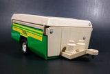 Vintage Tonka Pressed Steel and Plastic Green and Beige Pull Behind Camper - Treasure Valley Antiques & Collectibles