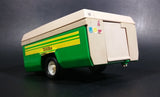 Vintage Tonka Pressed Steel and Plastic Green and Beige Pull Behind Camper - Treasure Valley Antiques & Collectibles